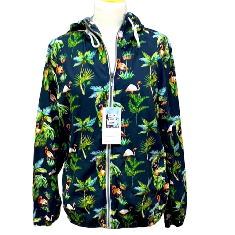 Denim & Flower Flamingo Light Weight Jacket